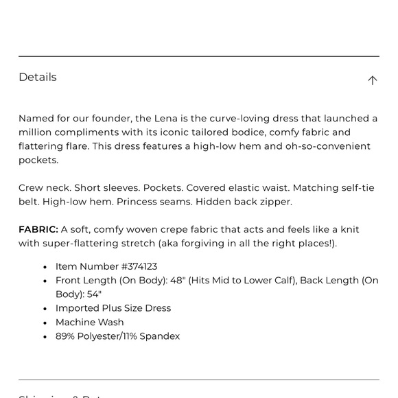 Lane Bryant Lena High-Low Midi Dress - Black - Picture 7 of 7